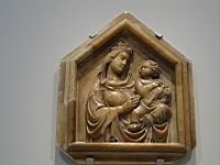 Statue, Vierge a l'enfant (de Tino di Camaino, Naples, v 1330, Marbre) (2)